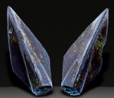 Ancient Bronze Ballistic Arrowhead. Biblical Period, Old Testament. 1200 BC-600 BC. W: 3.8 g / L: 30 mm