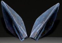 Ancient Bronze Ballistic Arrowhead. Biblical Period, Old Testament. 1200 BC-600 BC. W: 3.7 g / L: 30 mm