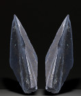 Ancient Bronze Ballistic Arrowhead. Biblical Period, Old Testament. 1200 BC-600 BC. W: 3.67g / L: 30mm