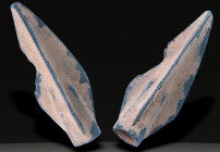 Ancient Bronze Ballistic Arrowhead. Biblical Period, Old Testament. 1200 BC-600 BC. W: 3.88 g / L : 30 mm