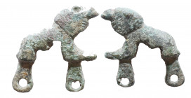 Fibula. Holy Land Ancient. 100 AD-800 AD. 
8.6 gr