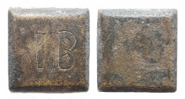 Coin Weight. 4th-5th centuries. Bronze Æ, Very Fine
15.1 gr