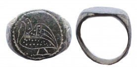 Ancient Bronze Ring. Roman (?). 100 AD-800 AD. Very Fine
5.7 gr