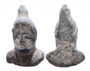 Ancient Bronze Figurine. Holy Land. 100 AD-800 AD.