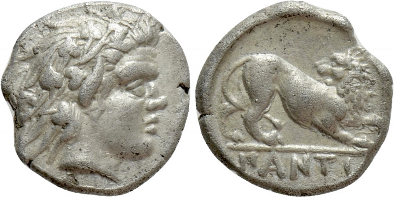 CIMMERIAN BOSPOROS. Pantikapaion. Half Siglos or Hemidrachm (Circa 370-355 BC). ...