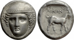 THRACE. Ainos. Tetradrachm (Circa 398/7-396/5 BC)