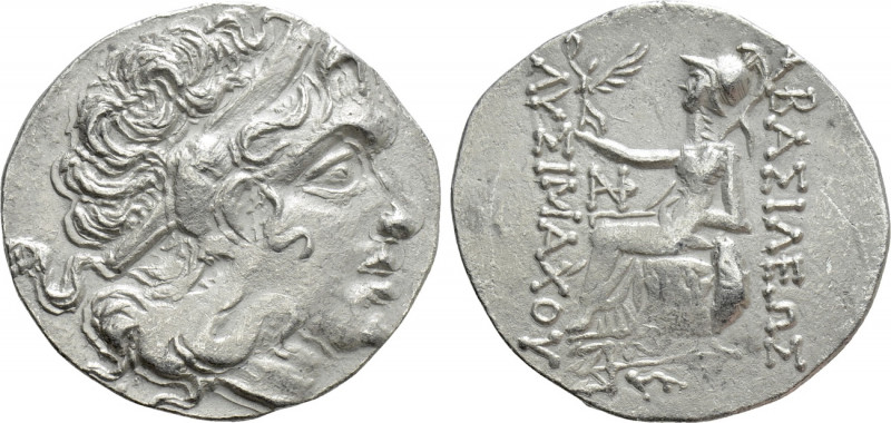 KINGS OF THRACE (Macedonian). Lysimachos (305-281 BC). Tetradrachm. Byzantion. ...