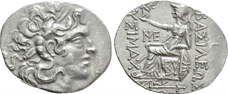 KINGS OF THRACE (Macedonian). Lysimachos (305-281 BC). Tetradrachm. Byzantion. ...