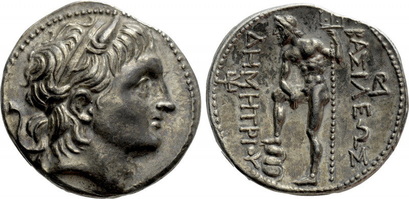 KINGS OF MACEDON. Demetrios I Poliorketes (306-283 BC). Tetradrachm. Amphipolis....