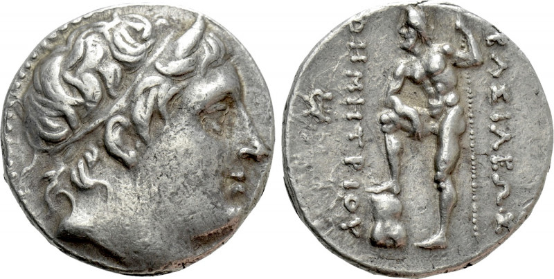 KINGS OF MACEDON. Demetrios I Poliorketes (306-285 BC). Tetradrachm. Pella. 

...