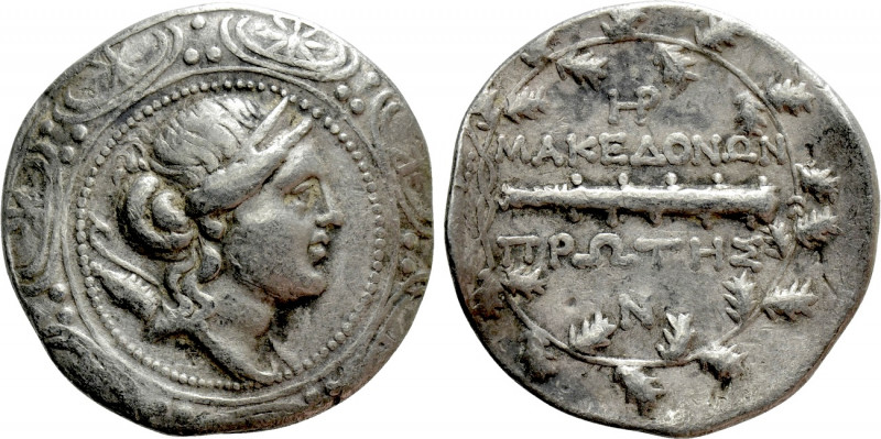 MACEDON UNDER ROMAN PROTECTORATE. First Meris. Tetradrachm (Circa 167-148 BC). A...