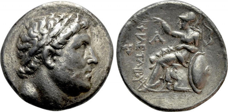 KINGS OF PERGAMON. Eumenes I (263-241 BC). Tetradrachm. 

Obv: Laureate head o...