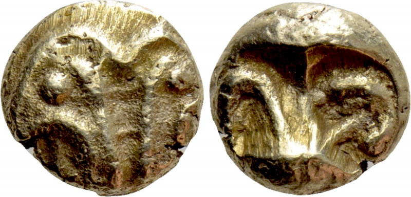 LYDIA or IONIA. Uncertain. EL Hekte or 1/6 Stater (Circa 600-550 BC). Lydo-Miles...