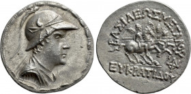 KINGS OF BAKTRIA. Greco-Baktrian Kingdom. Eukratides I Megas (Circa 170-145 BC). Tetradrachm