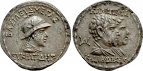 KINGS OF BAKTRIA. Greco-Baktrian Kingdom. Eukratides I Megas (Circa 170-145 BC). Tetradrachm