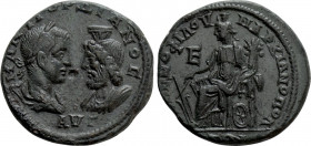 MOESIA INFERIOR. Marcianopolis. Gordian IIΙ (238-244), with Serapis. Ae Pentassarion. Tullius Menophilus, legatus consularis