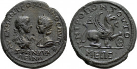 MOESIA INFERIOR. Tomis. Gordian III with Tranquillina (238-244). Ae 4½ Assaria