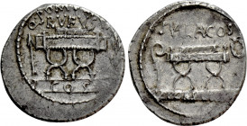 Q. POMPEIUS RUFUS. Denarius (54 BC). Rome