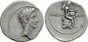 OCTAVIAN. Denarius (32/31 BC). Uncertain Italian mint (Rome?)