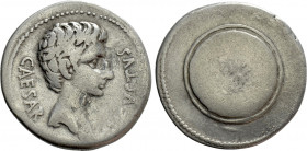 AUGUSTUS (27 BC-14 AD). Denarius. Uncertain mint in Spain, possibly Colonia Caesaraugusta
