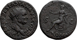 VESPASIAN (69-79). Dupondius. Rome
