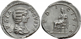 JULIA DOMNA (Augusta, 193-217). Denarius. Rome