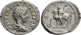 GETA (Caesar, 198-209). Denarius. Rome