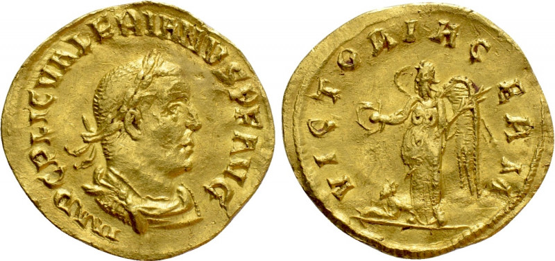 VALERIAN I (253-260). GOLD Aureus. Rome.

Obv: IMP C P LIC VALERIANVS P F AVG ...