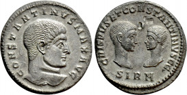 CONSTANTINE I THE GREAT with CRISPUS AND CONSTANTINE II as Caesares (307/10-337). Miliarense. Sirmium
