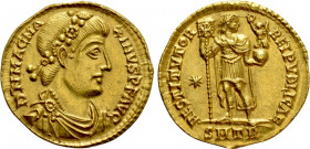 MAGNUS MAXIMUS (383-388). GOLD Solidus. Treveri