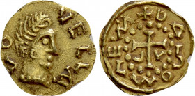 MEROVINGIANS. Aquitaine, Saint-Paulien (Haute-Loire). Dagomares. Tremissis (Circa AD 600-650)