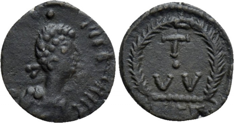 VANDALS. Gelimer (530-533). Ae imitating Theodosius II. 

Obv: Pseudo-legend. ...