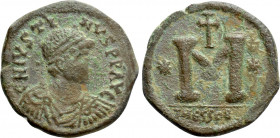 JUSTIN I (518-527). Follis. Thessalonica