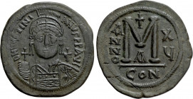 JUSTINIAN I (527-565). Follis. Constantinople. Dated RY 15 (541/2)