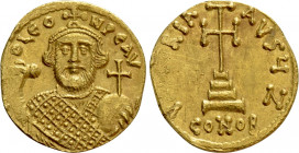 LEONTIUS (695-698). GOLD Solidus. Constantinople