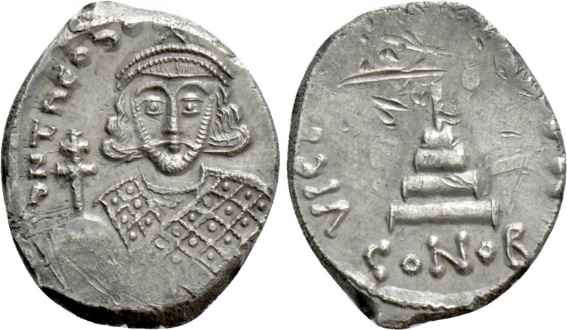 THEODOSIUS III of ADRAMYTIUM (715-717). Hexagram. Constantinople. 

Obv: d N T...