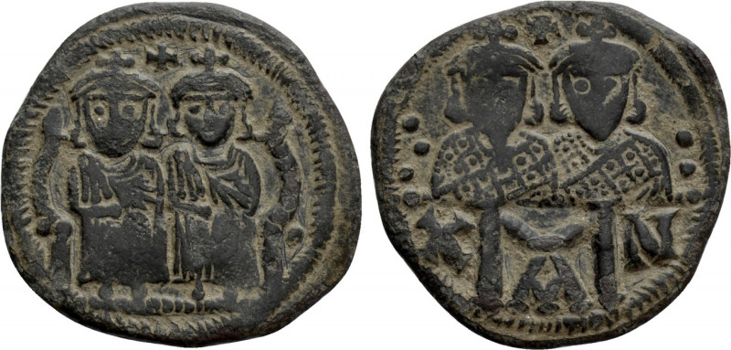 LEO IV THE KHAZAR with CONSTANTINE VI, LEO III and CONSTANTINE V (775-780). Foll...