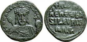 CONSTANTINE VII PORPHYROGENITUS with ROMANUS I (913-959). Follis. Constantinople