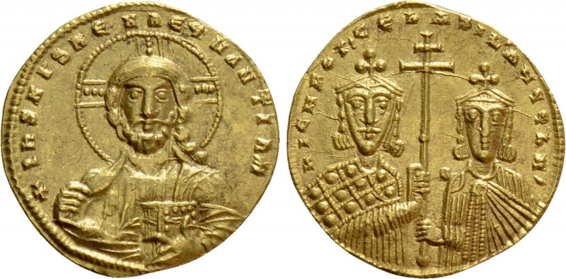 NICEPHORUS II and BASILIUS II (963-969). GOLD Histamenon Nomisma. Constantinople...