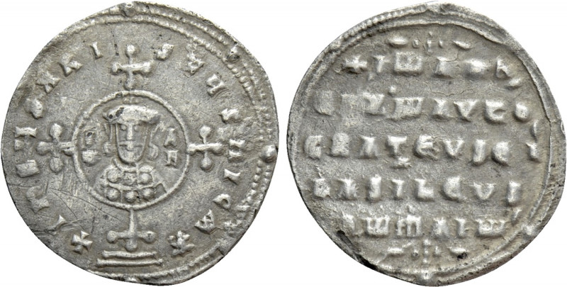 JOHN I ZIMISCES (969-976). Miliaresion. Constantinople. 

Obv: + IҺSЧS XRISTЧS...