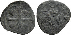 MANUEL II PALAEOLOGUS (1391-1423). Ae Follaro. Constantinople