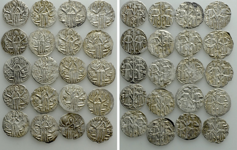 20 Medieval Coins of Bulgaria. 

Obv: .
Rev: .

. 

Condition: See pictur...