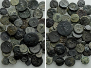 Circa 55 Greek Coins etc