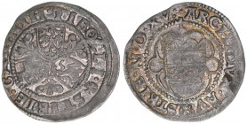 Maximilian I.
Halbbatzen, 1515. Graz
1,89g
ss+