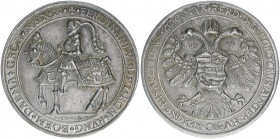 Ferdinand I. 1526-1564
Schautaler, 1541/1560. Silberguss - spätere Arbeit
25,83g
Frühwald 110,1636
vz