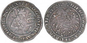Ferdinand I. 1526-1564
10 Kreuzer, 1561. Hall
3,86g
MT 149
ss/vz