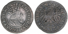 Ferdinand I. 1521-1564
3 Kreuzer, 1556. selten
Hall
2,21g
MT132
vz