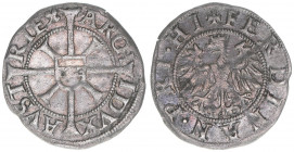 Ferdinand I. 1521-1564
1 Kreuzer, ohne Jahr. sehr selten
Hall
0,77g
MT93
vz-