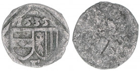 Ferdinand I. 1521-1564
1 Pfennig, 1535. Linz
0,24g
ss+