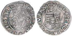 Maximilian II. 1564-1576
Denar, 1568 KB. Kremnitz
0,53g
ss/vz